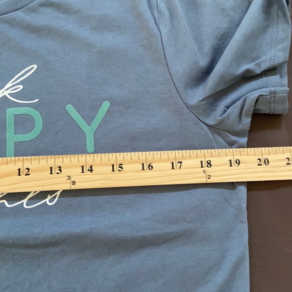 🦋Nine West Graphic Tshirt “Think Happy Thoughts” Size M - Picture 5 of 7